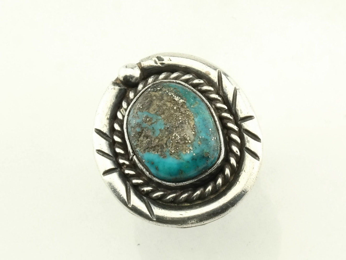 Sterling Silver Turquoise Ring Size 4 1/2