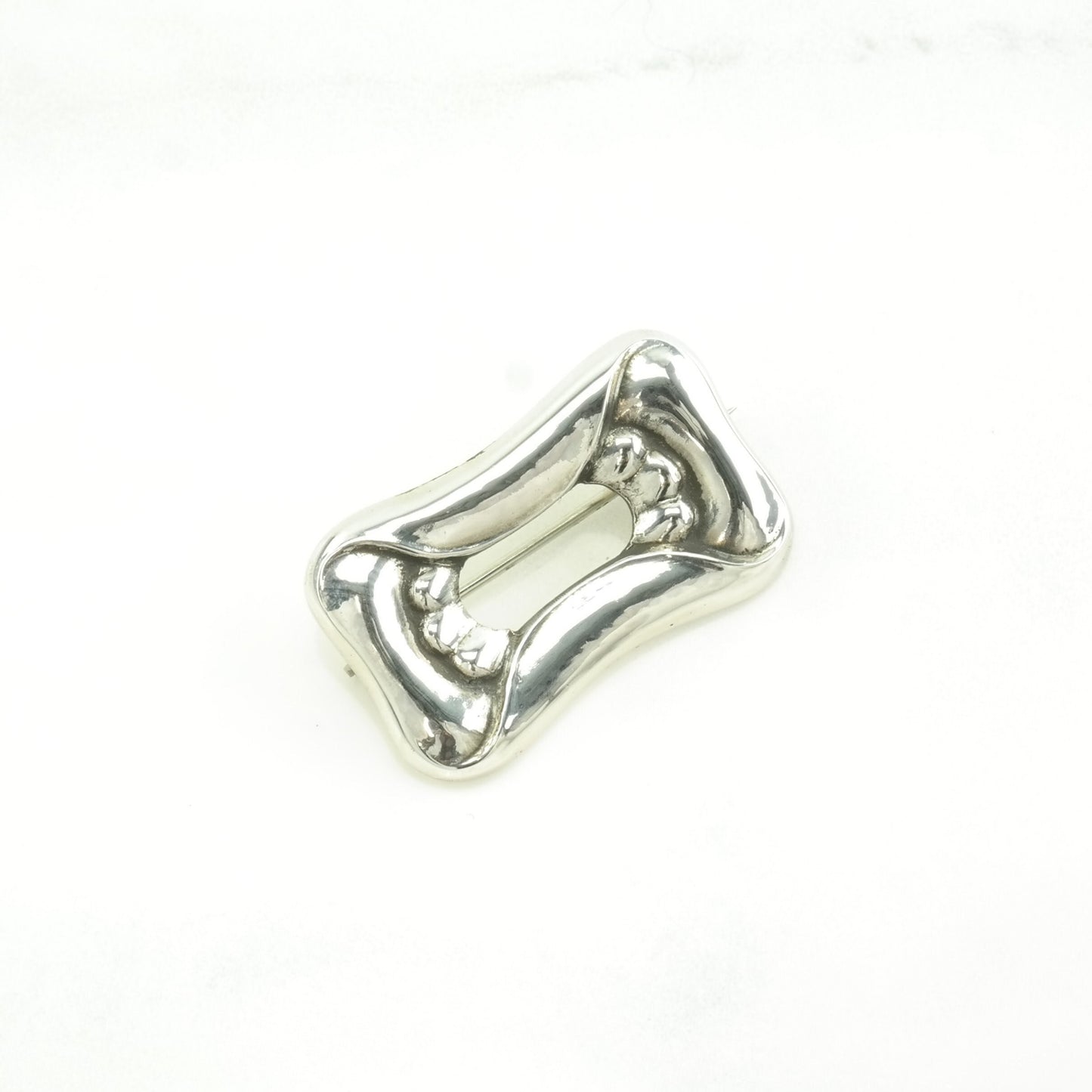 Vintage Georg Jensen 33 Sterling Silver Brooch Abstract