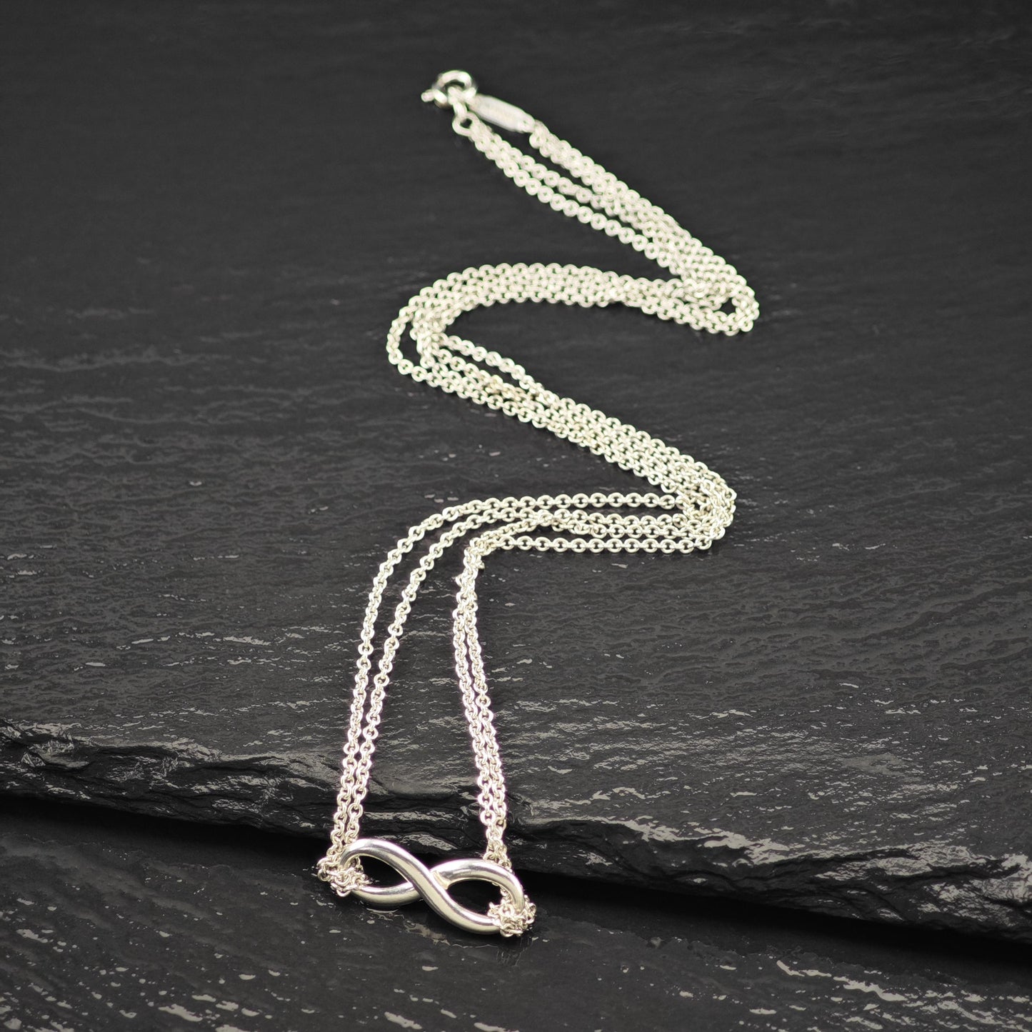 Vintage Tiffany & Co. Sterling Silver Infinity Symbol Necklace