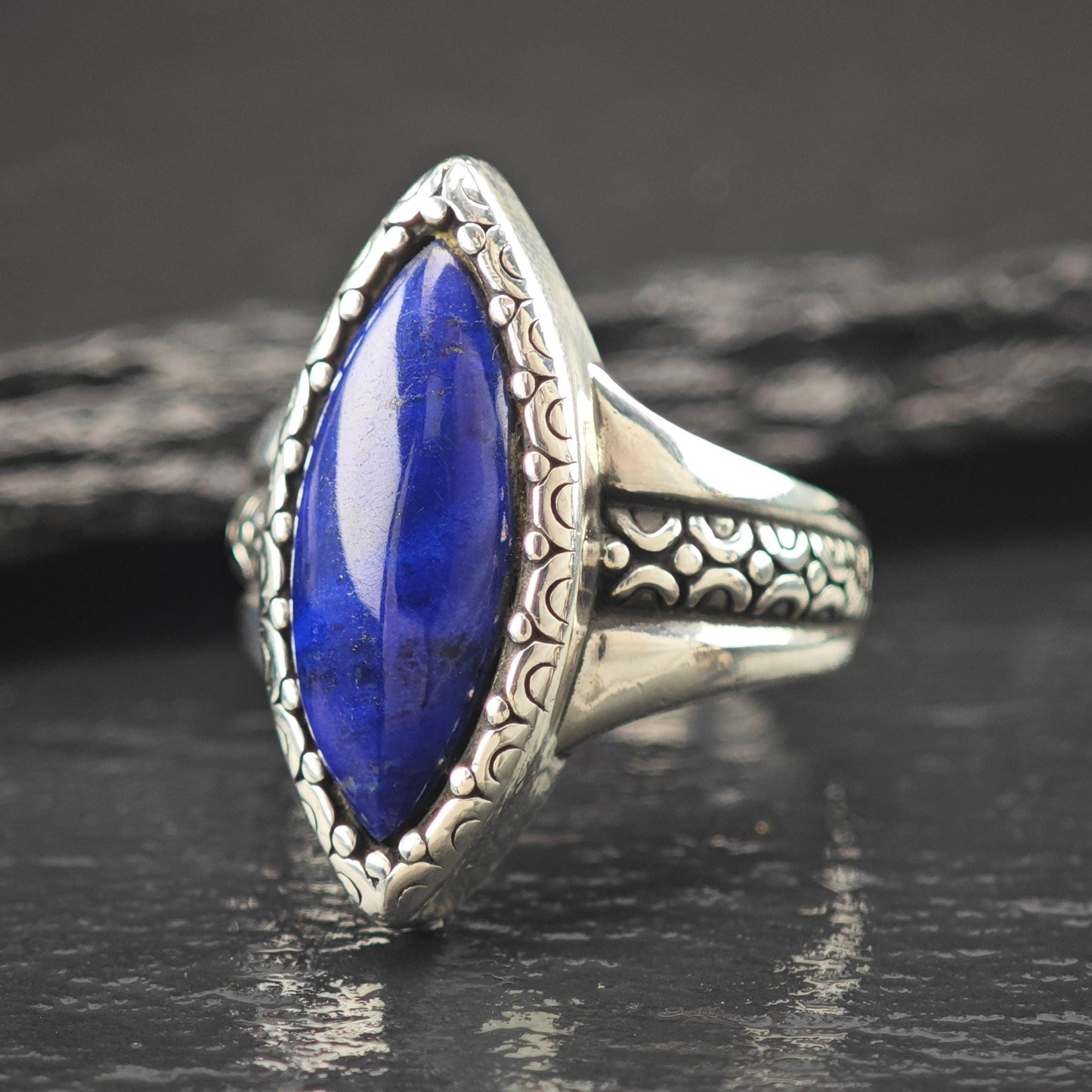 Choice of Carolyn Pollack Lapis, Rhodochrosite Rings Sterling Silver