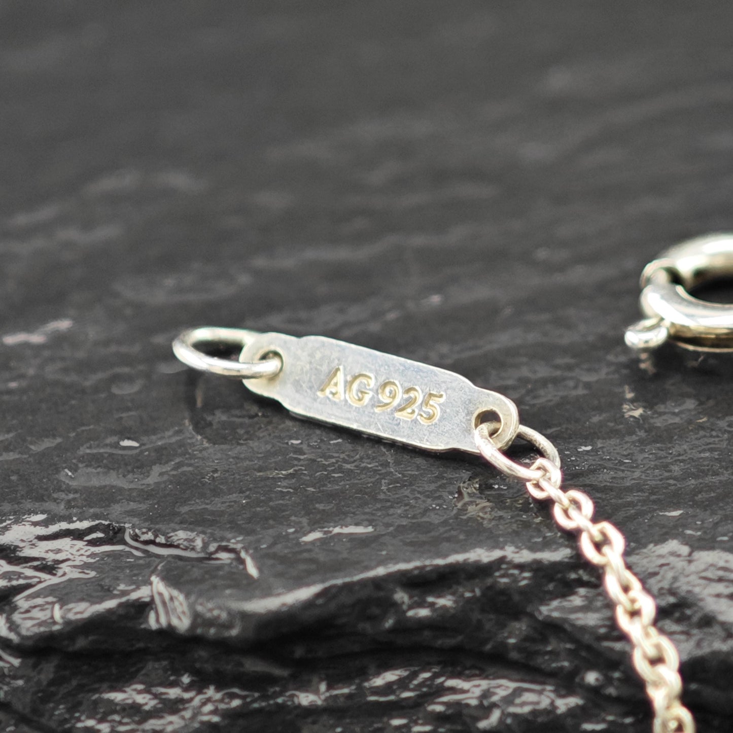 Vintage Tiffany Sterling Silver Teal Double Heart Enamel Necklace