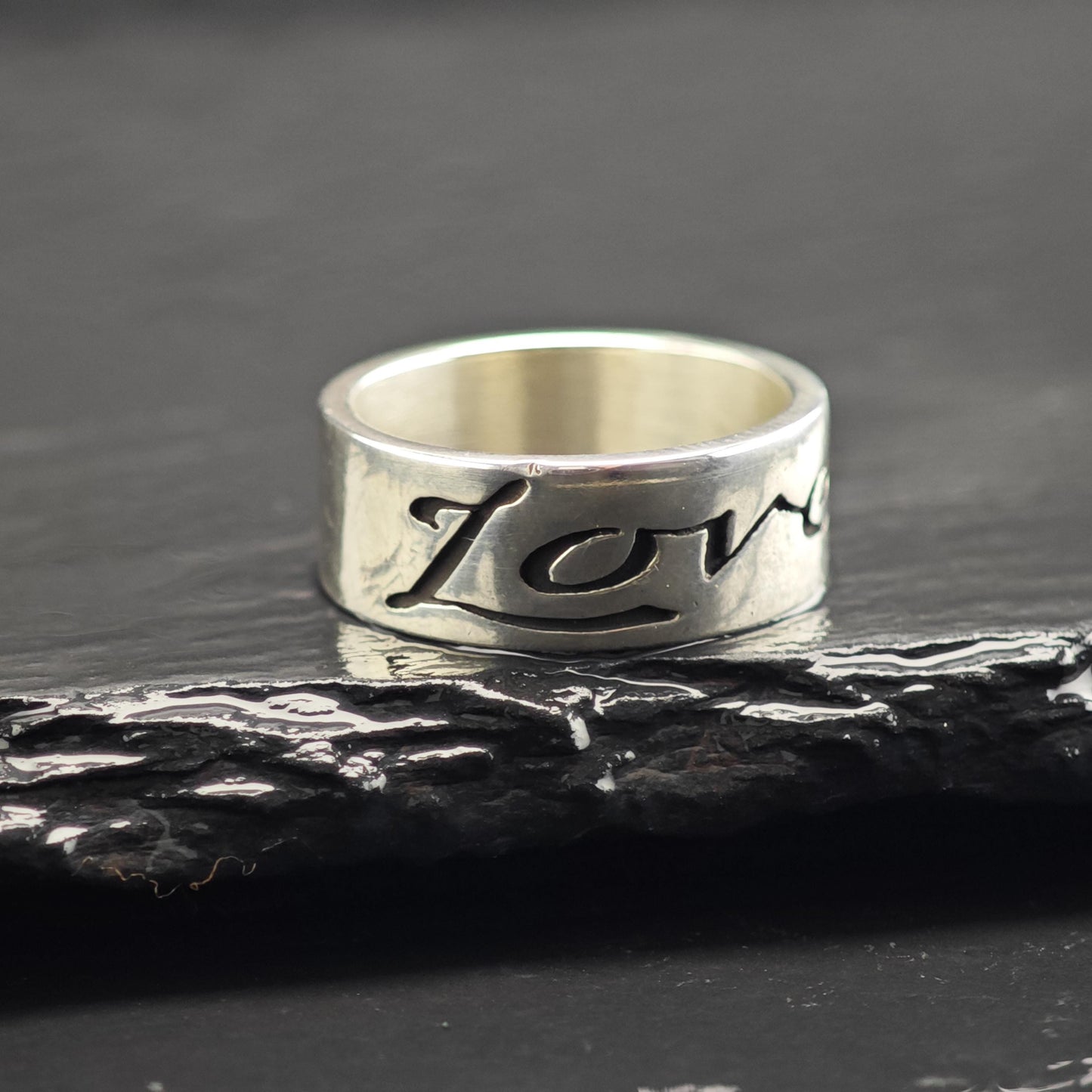Vintage James Avery Love Band Sterling Silver Ring Sz 6 1/4 R6709