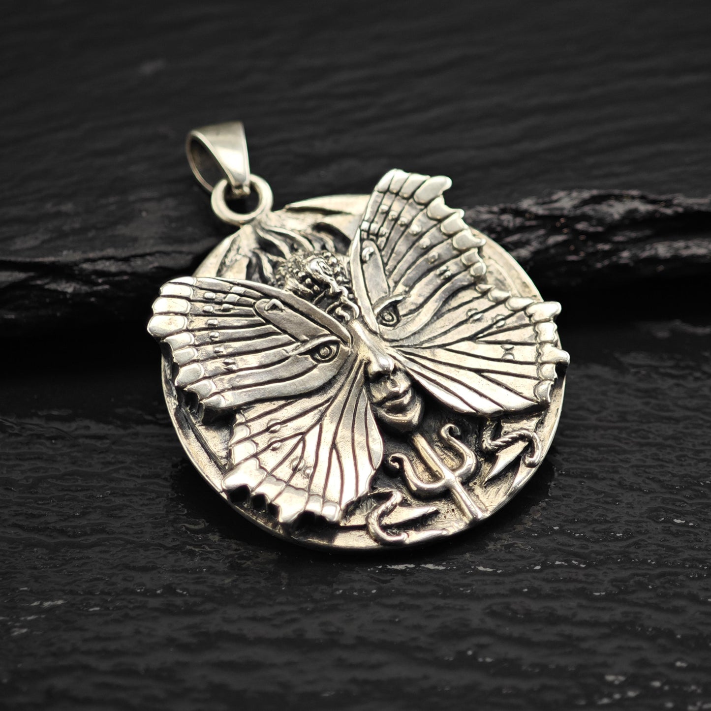 Oberon Zell Spirit Goddess Sterling Silver Pendant P3076