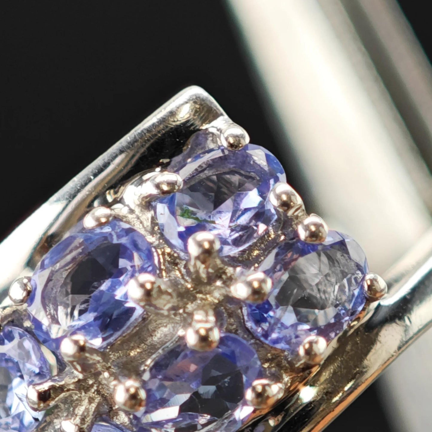 Gemstone Ring Sterling Silver Classic Style Size 8 R6237