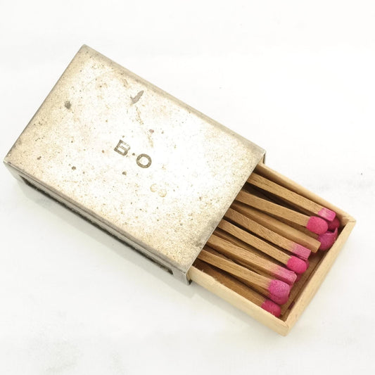 Antique Tiffany & Co. Sterling Silver Matchbook Engraved BO MISC0178