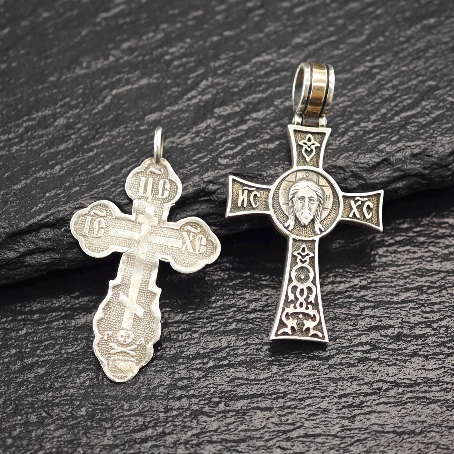 Choice of Greek Orthodox Cross Pendants Sterling Silver P2745