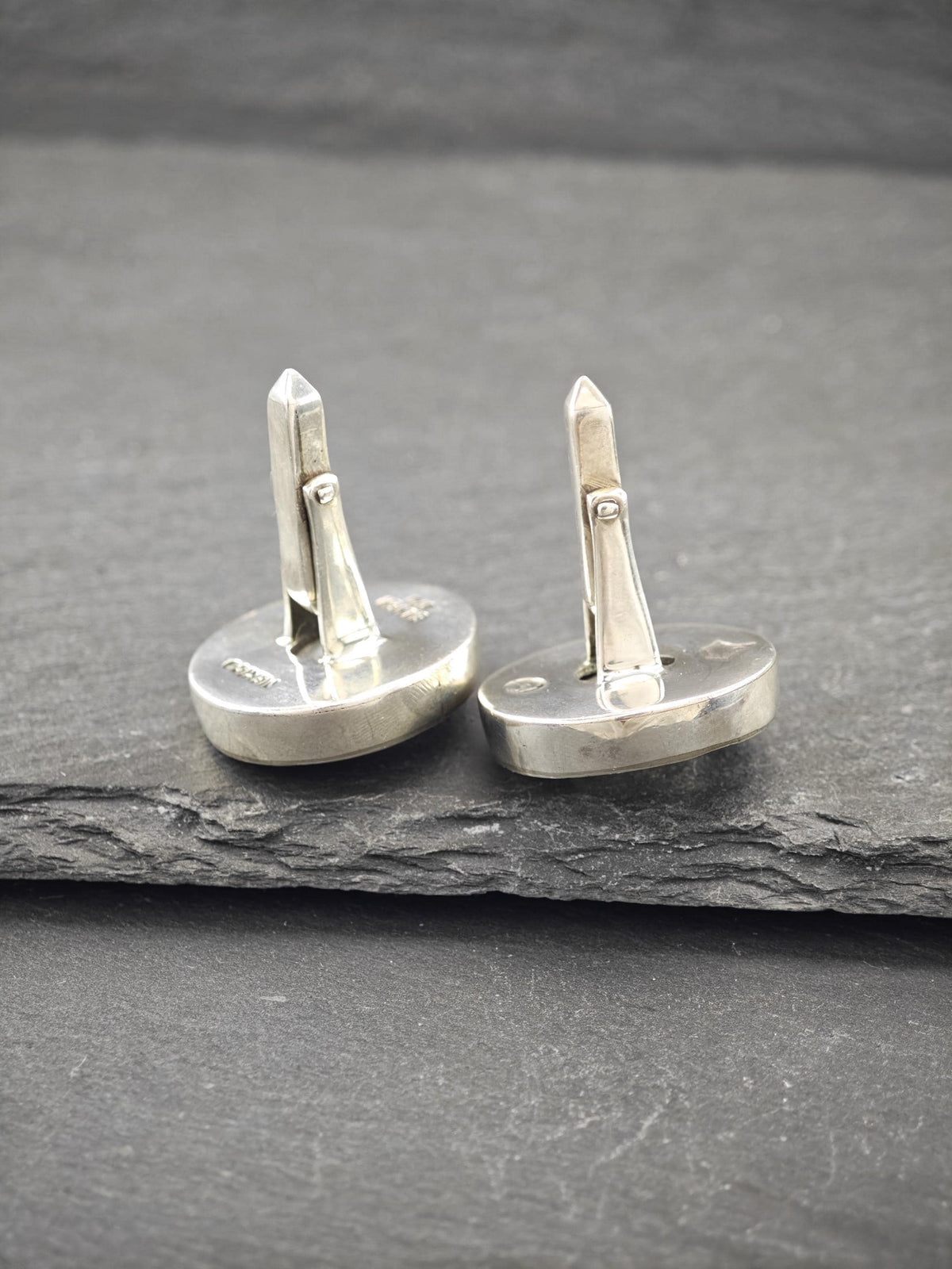 Antonio Pineda Taxco Moonstone Sterling Silver Cufflinks