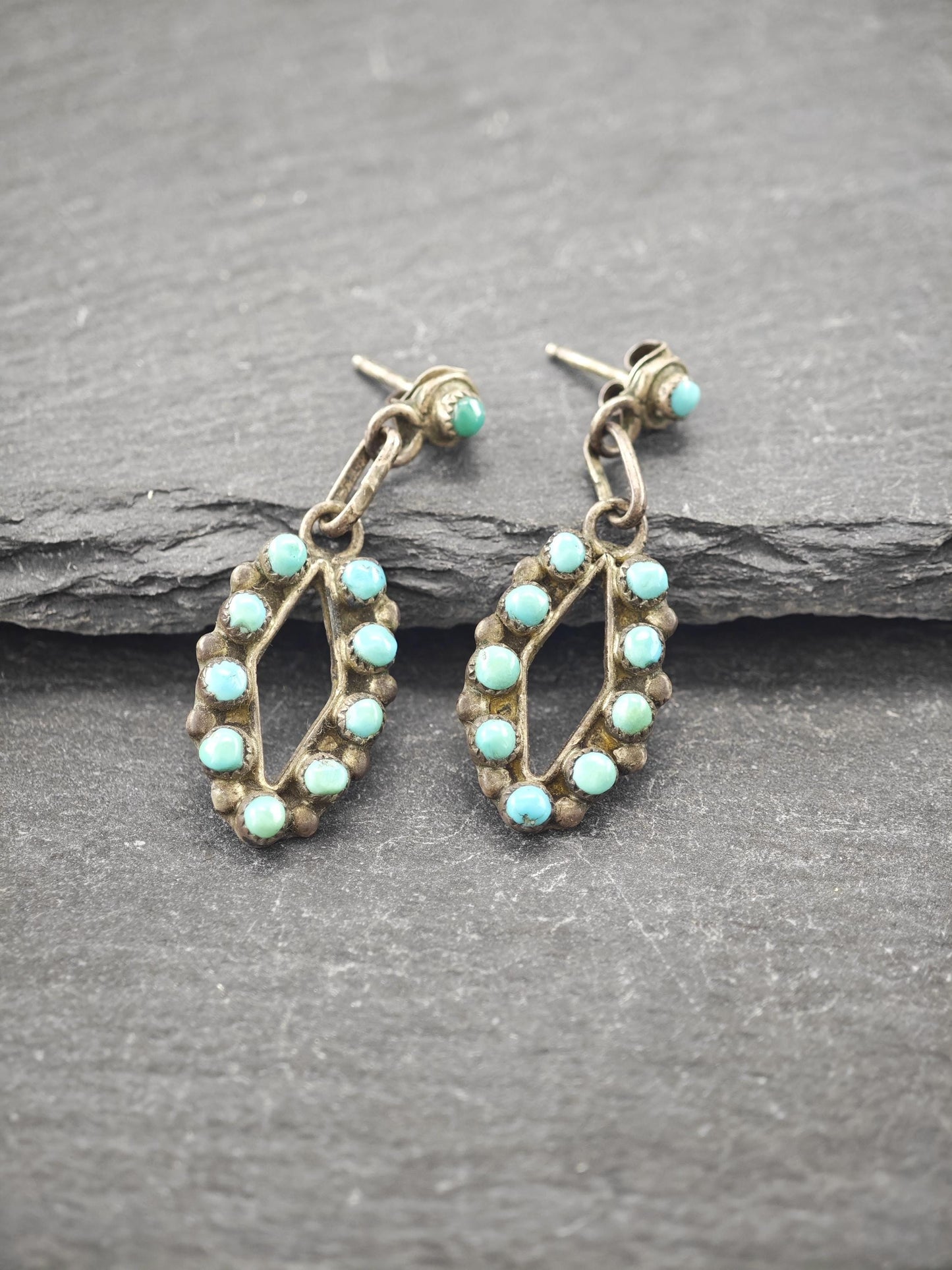 Choice of Native American, Inlay Stud/Dangle Earrings Sterling Silver