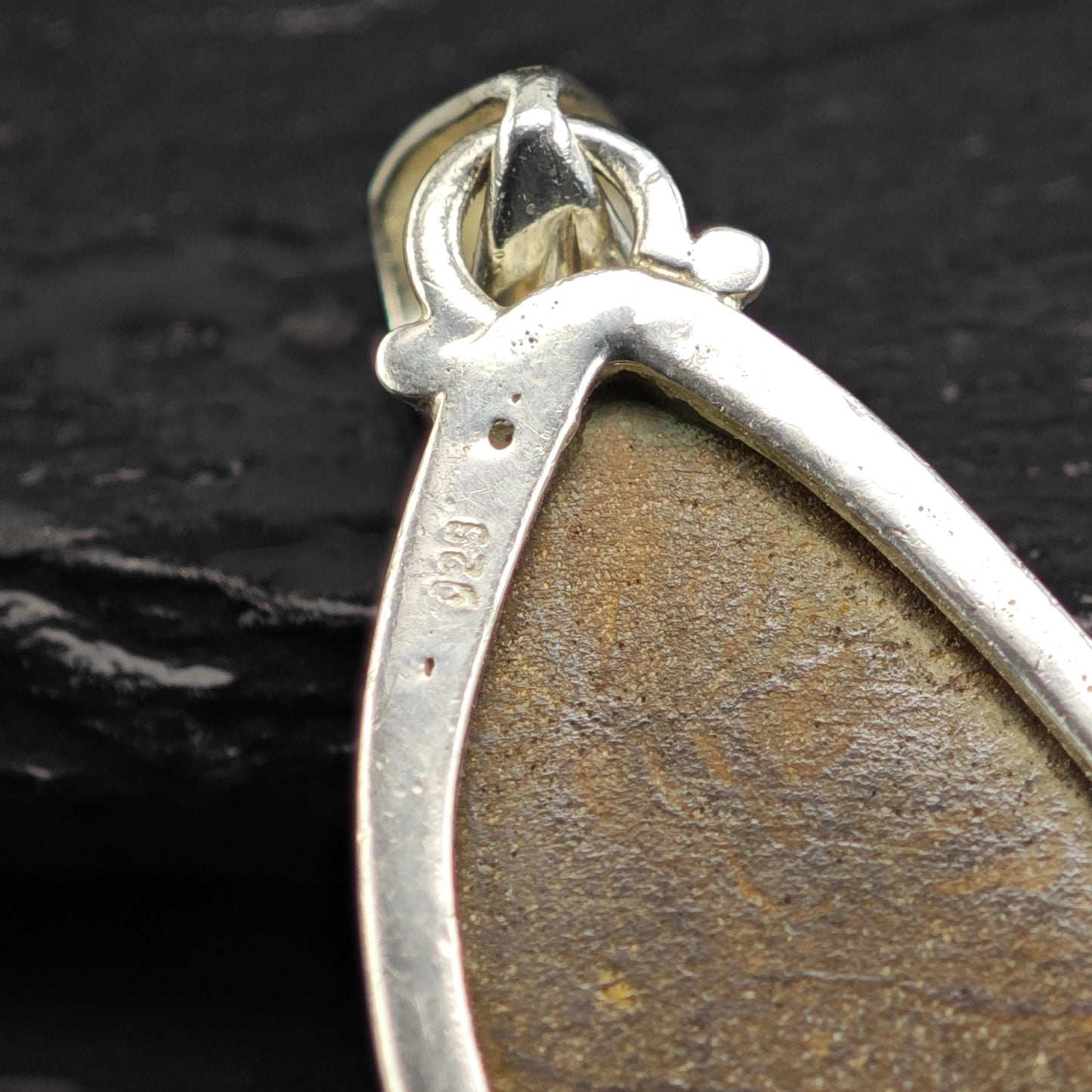 Boulder Opal Pendant Sterling Silver P3038