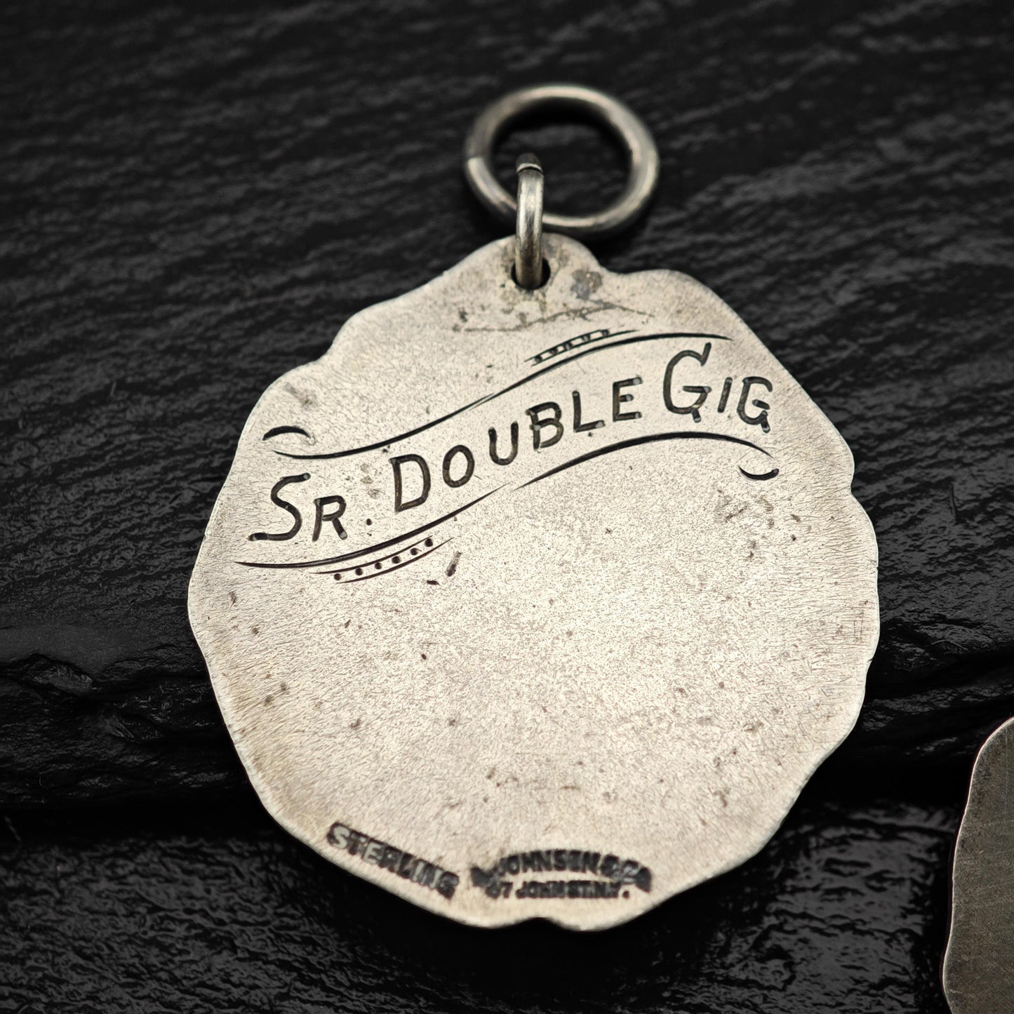 Choice of Antique Fob Pendants Sterling Silver