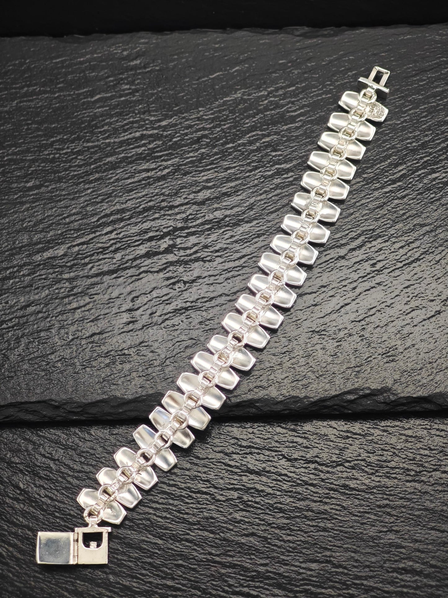 Vintage Taxco, Modernist Bracelet Sterling Silver