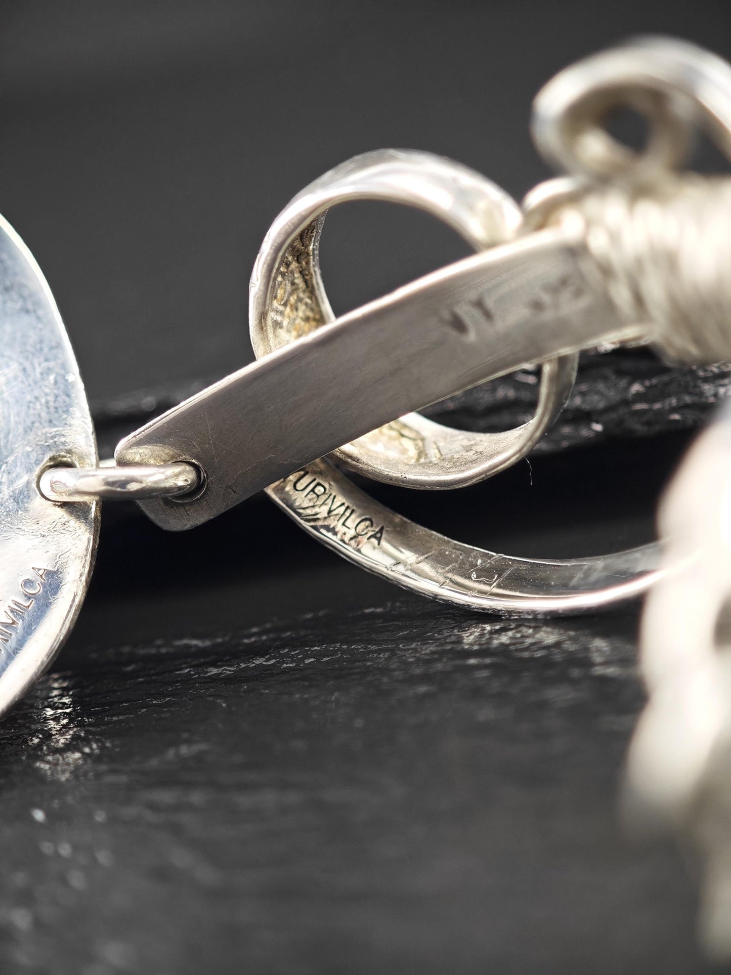 Victor Yurivilca, Teardrop Bracelet Sterling Silver