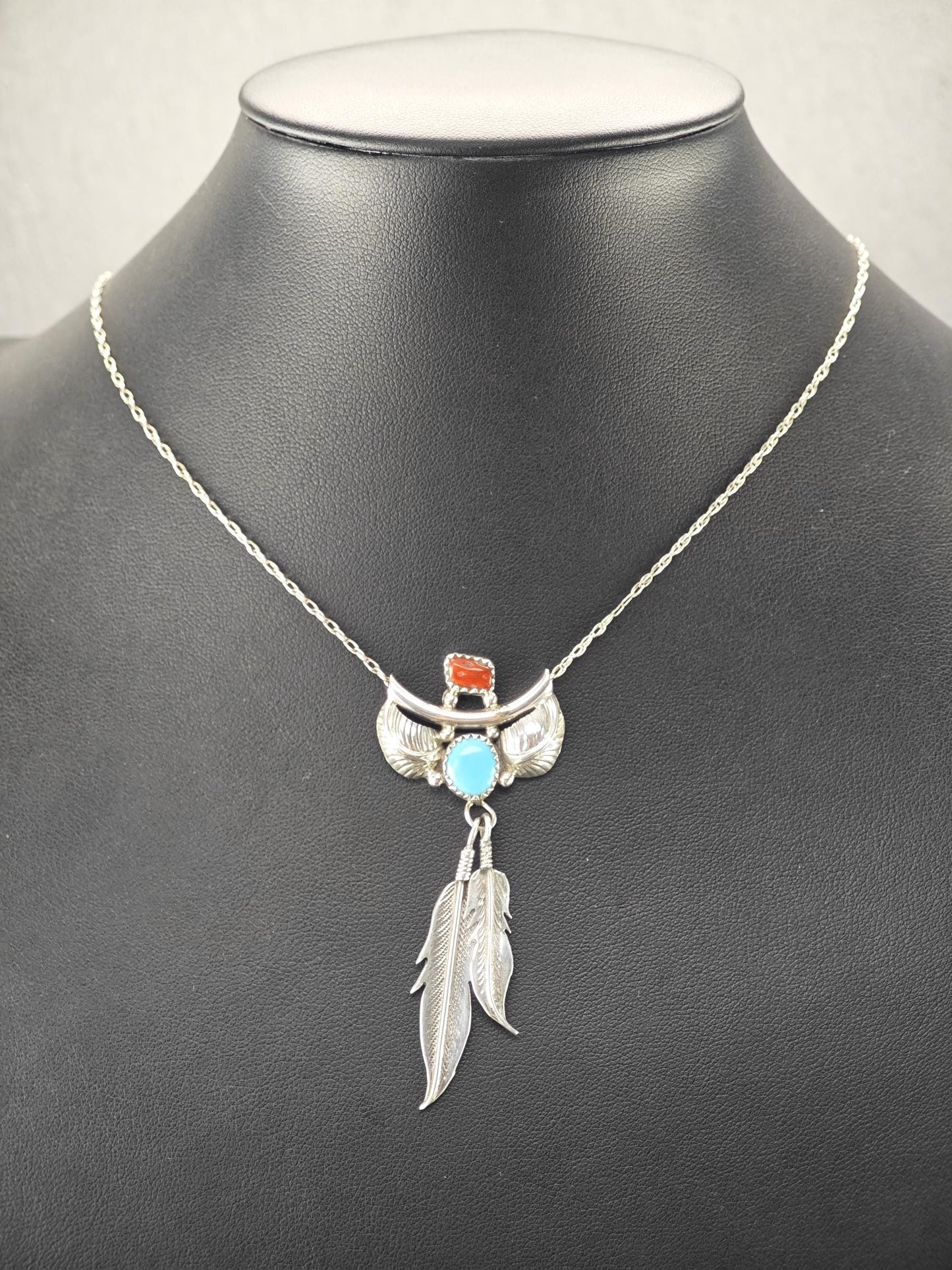 Choice of Vintage Sterling Silver Floral Necklace N2437