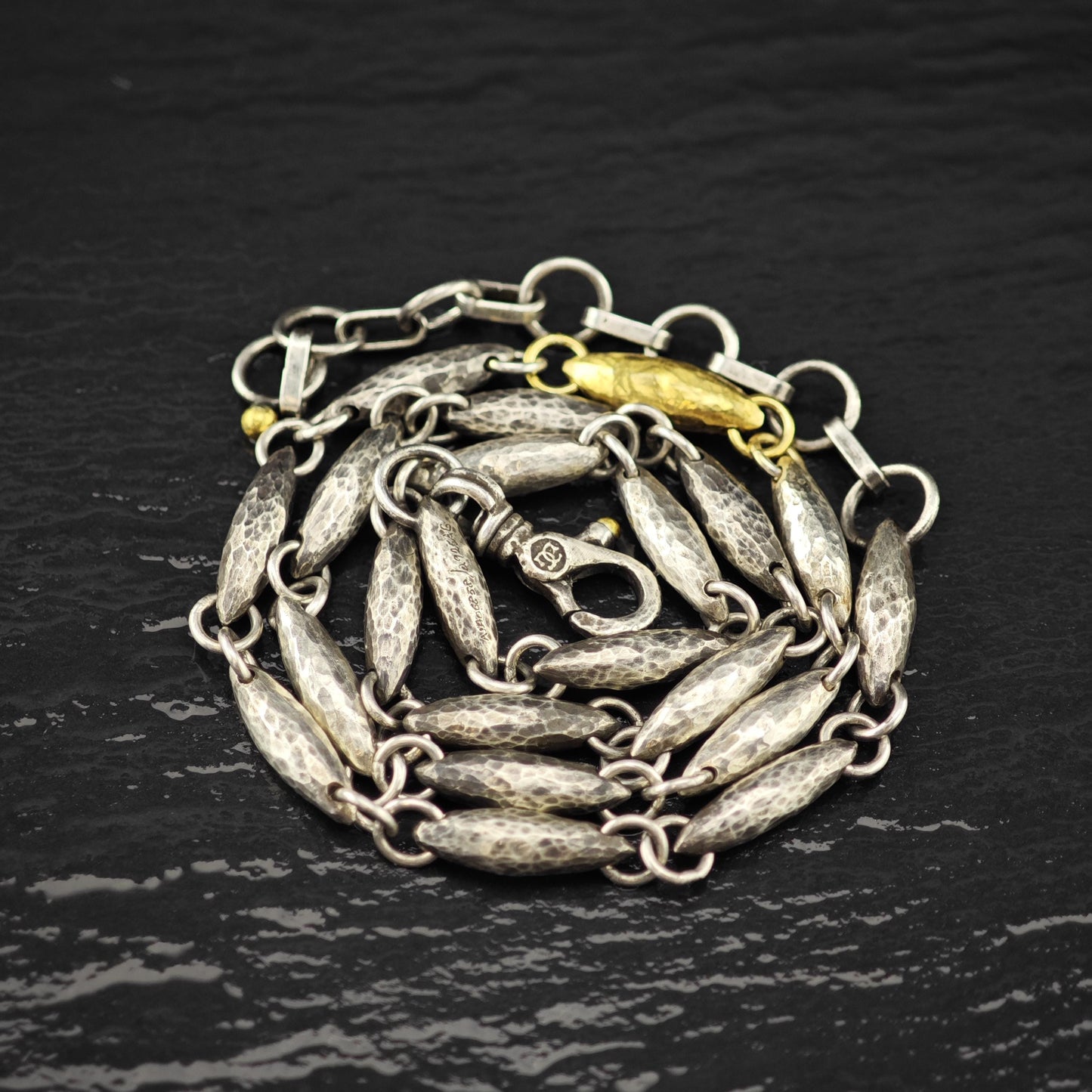 Gurhan, Orb Sterling Silver Gold 24k Gold Gilded Accent Necklace