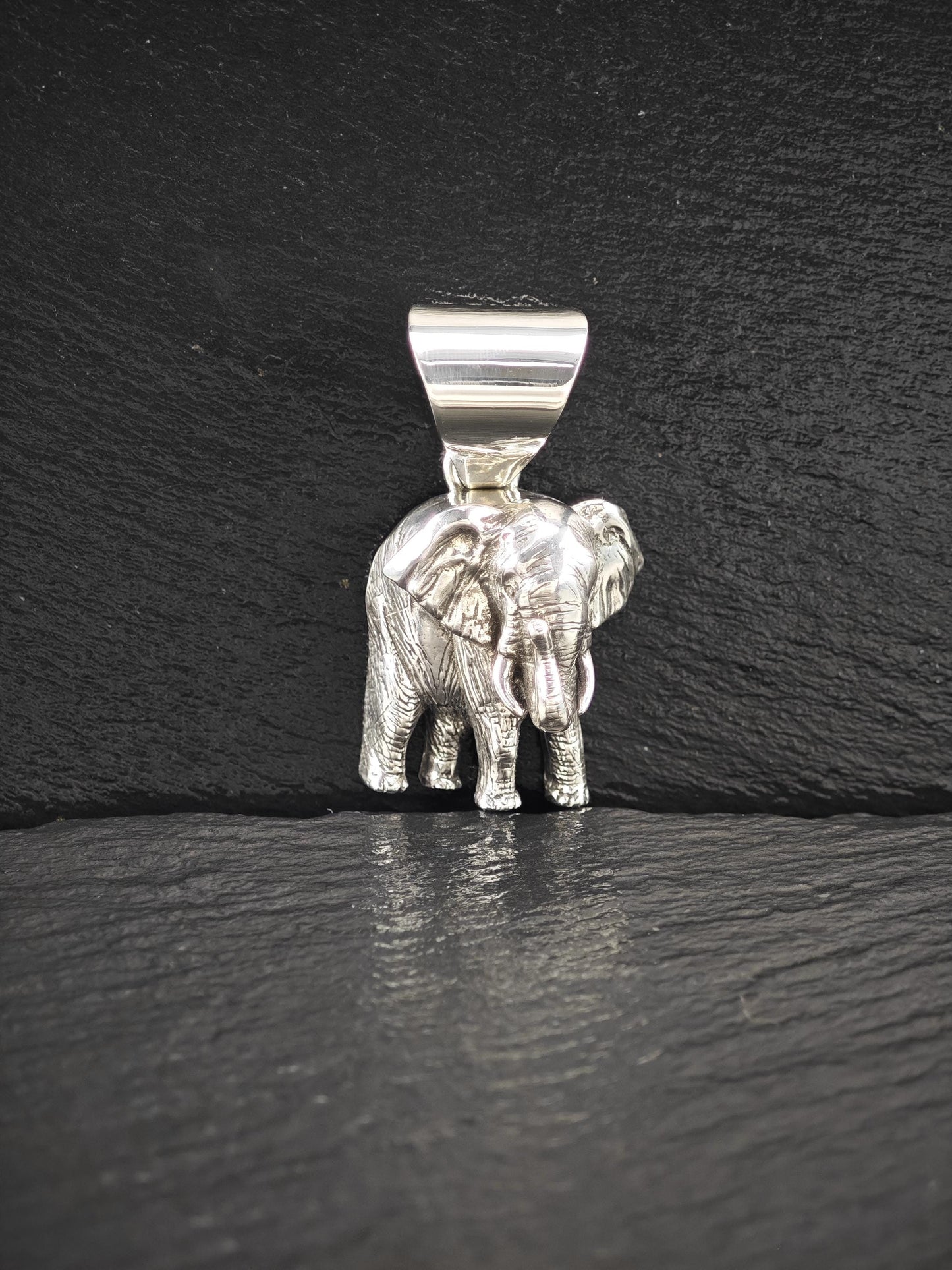 Carol Felley Elephant Pendant Sterling Silver P2713