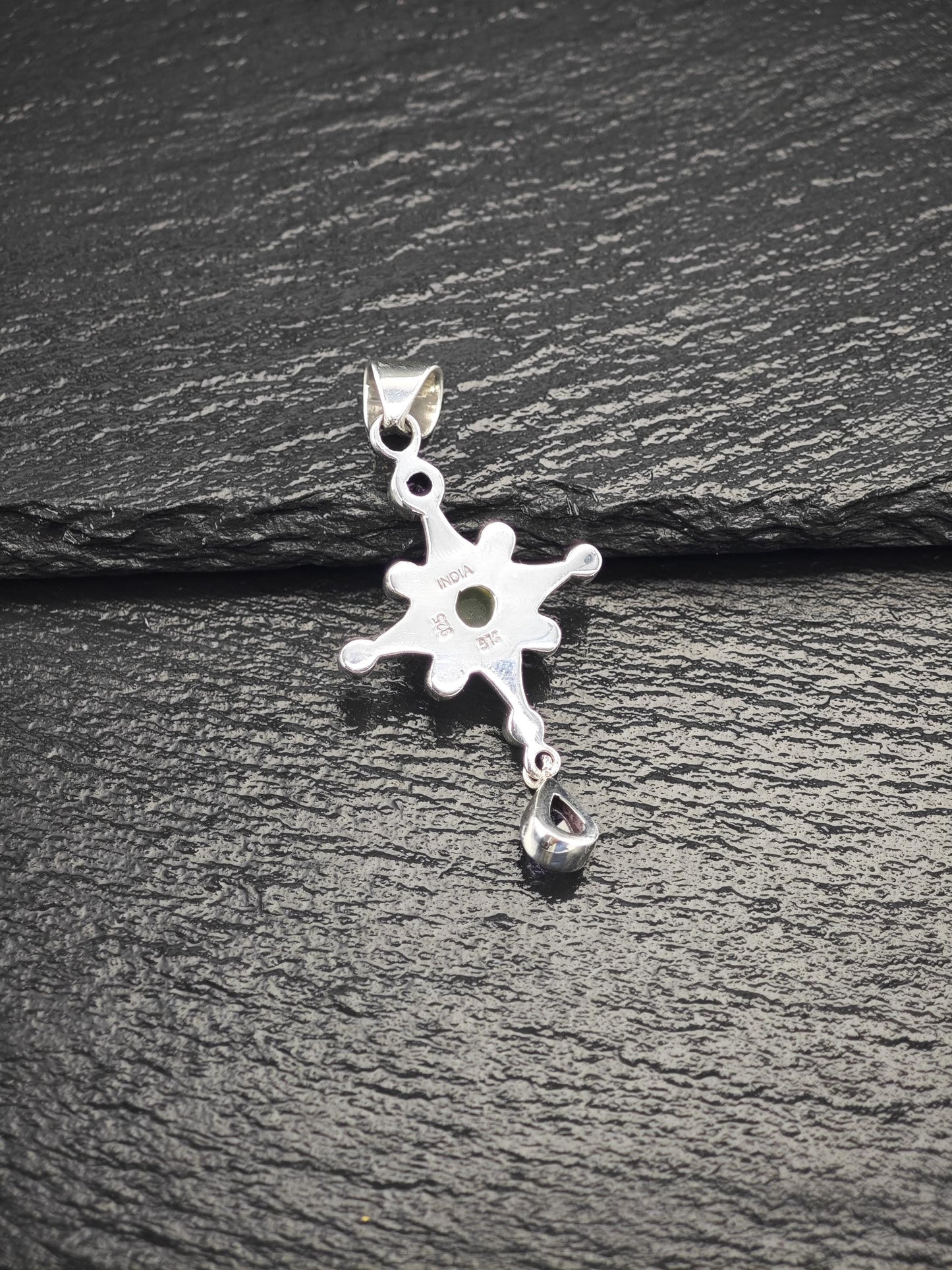 SLG Amethyst, Peridot Cross Pendant Sterling Silver P2723