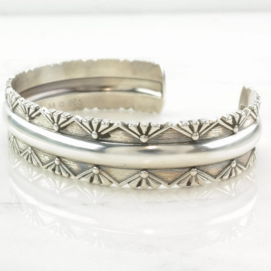 Kabana Sterling Silver Cuff Bracelet Ornate