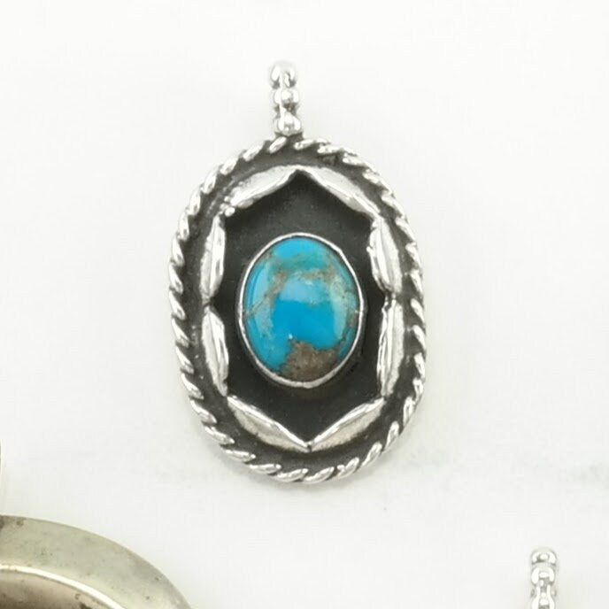 Choice of Vintage Native American Turquoise Sterling Silver Pendant