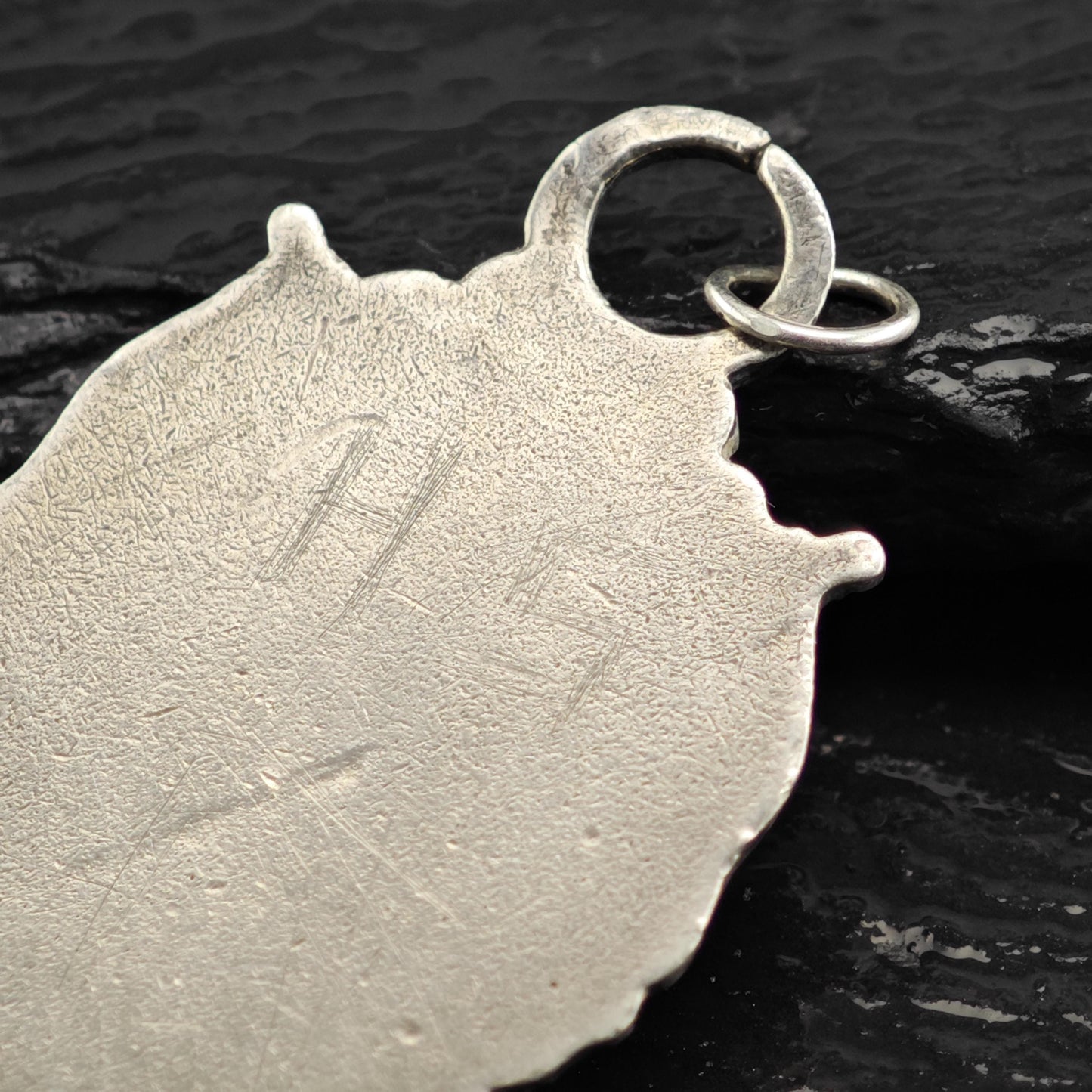 Antique 1914 Sunday World New York City Track Medal Sterling Silver Pendant P3068