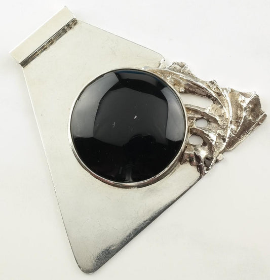 Onyx Sterling Silver Pendant