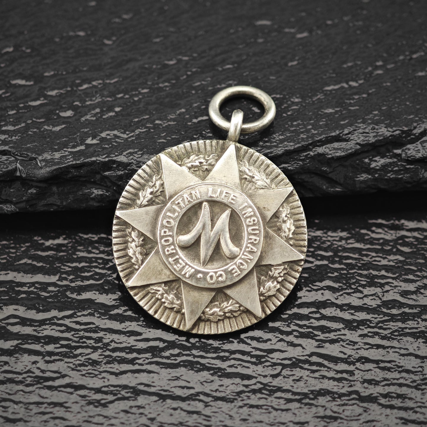Art Deco Tiffany MetLife Pendant Sterling Silver P2792