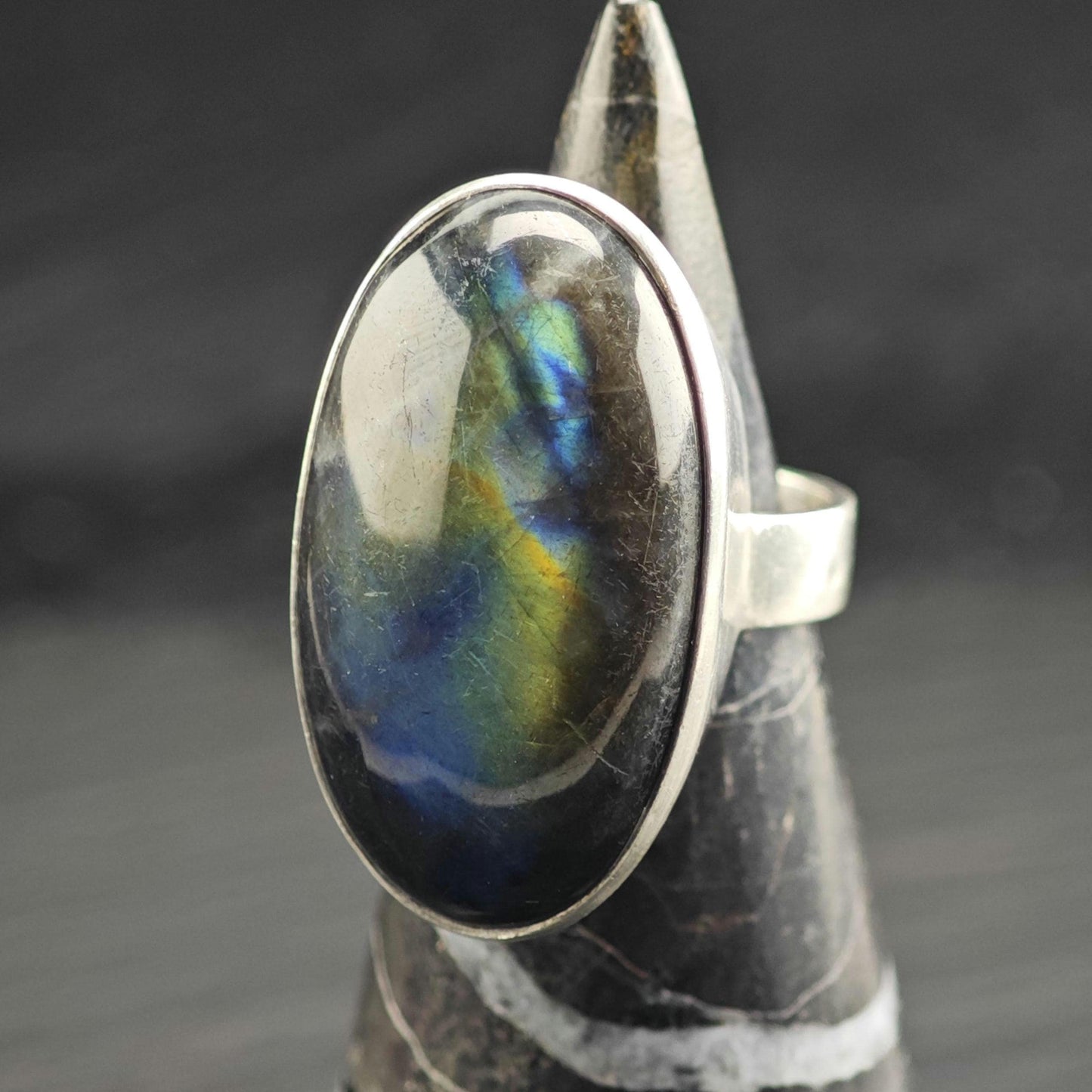 Swedish Labradorite Sterling Silver Ring Sz 5 R6697