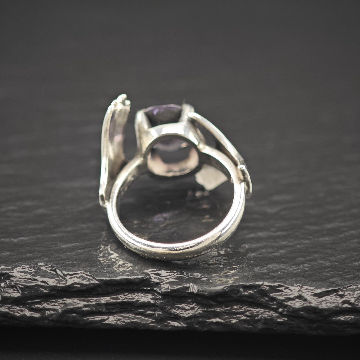 Mexican Alexandrite Hands Ring Sterling Silver, Color Change