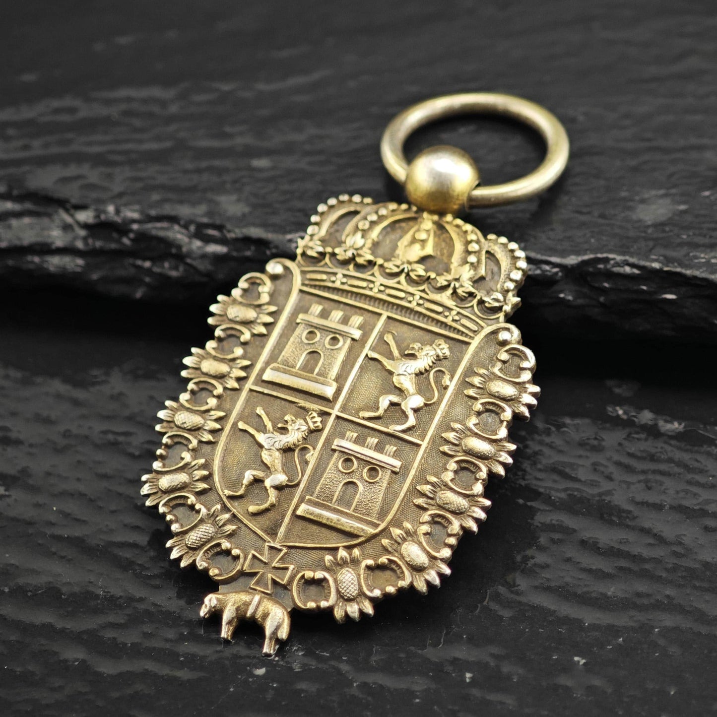 Antique Greenleaf & Crosby Co. Sterling Silver Fob P3066