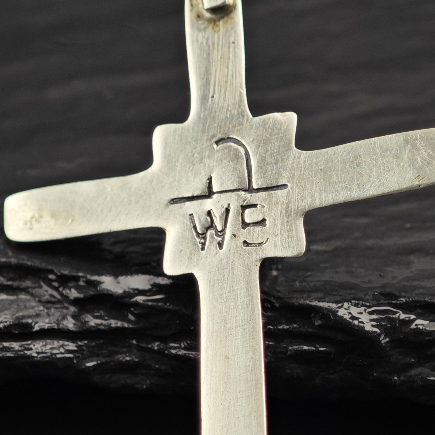 SW Turquoise Cross Pendant Sterling Silver P3073