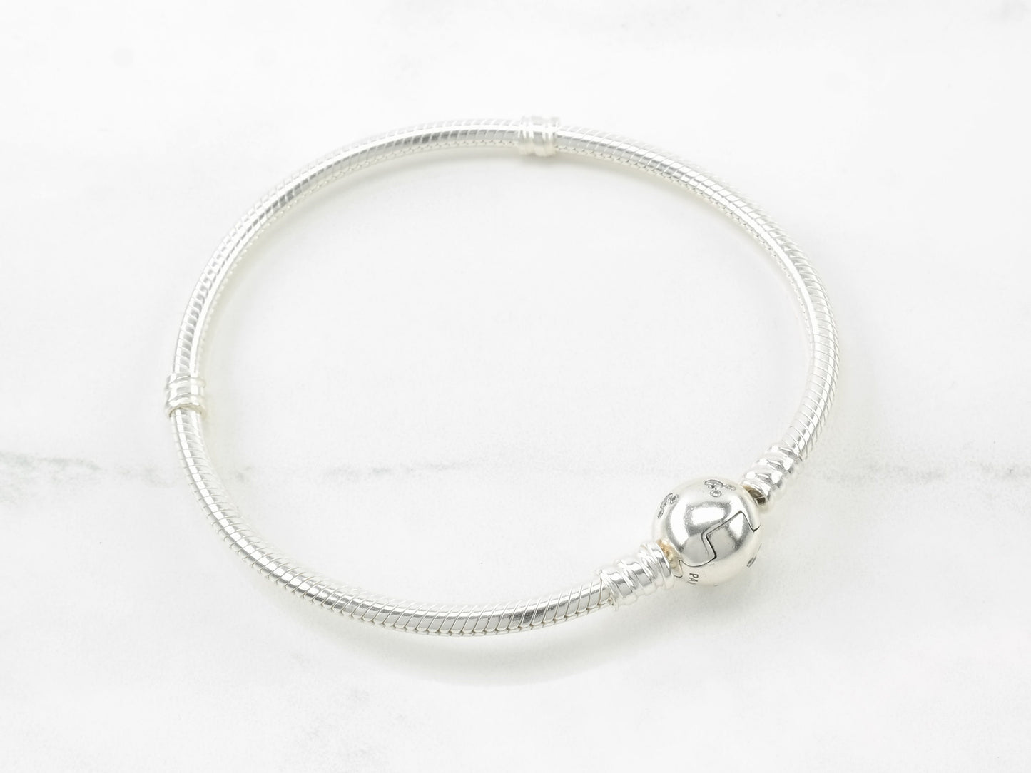 Pandora Sterling Silver Disney Bracelet CZ Mickey Mouse