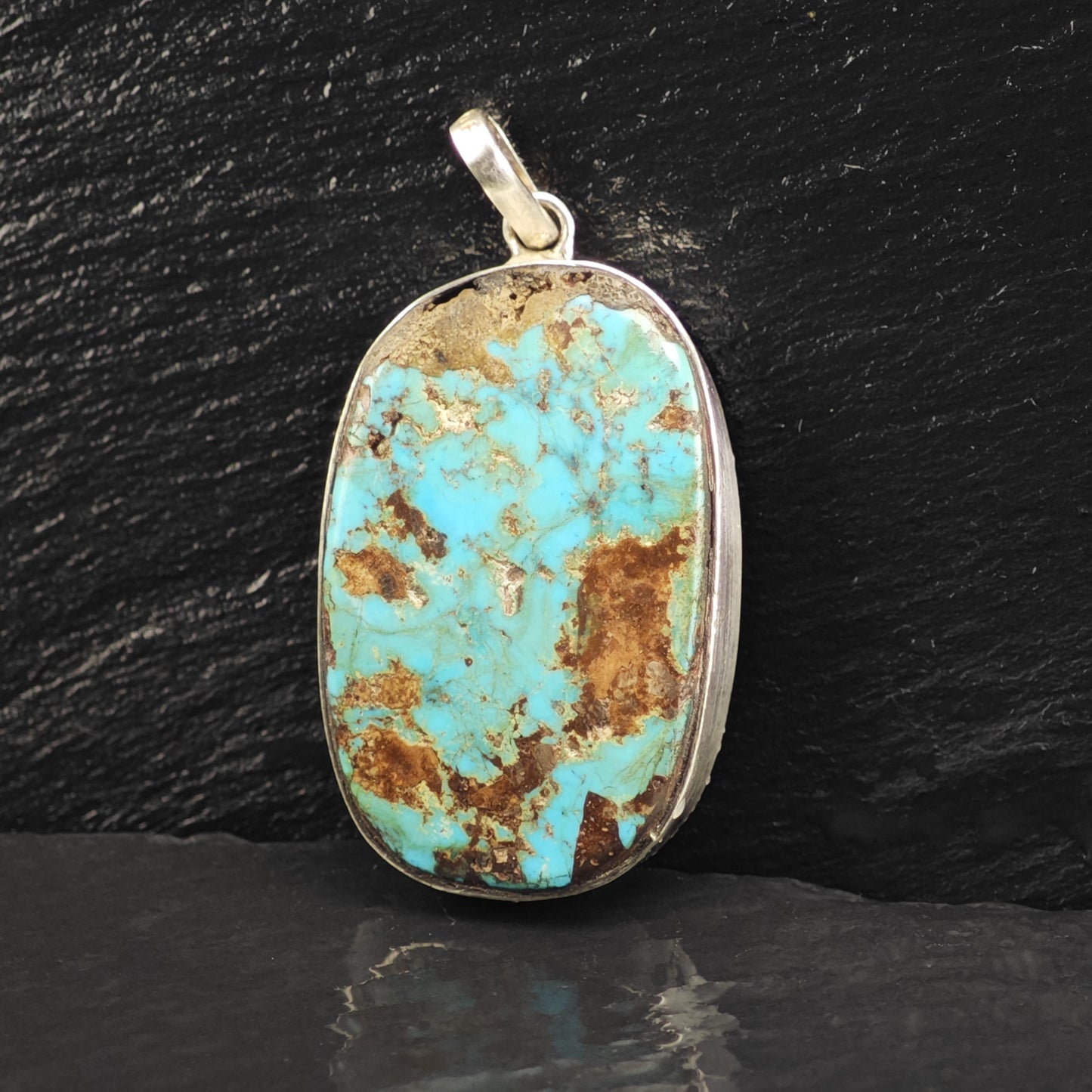 SW Turquoise Sterling Silver Pendant P3069