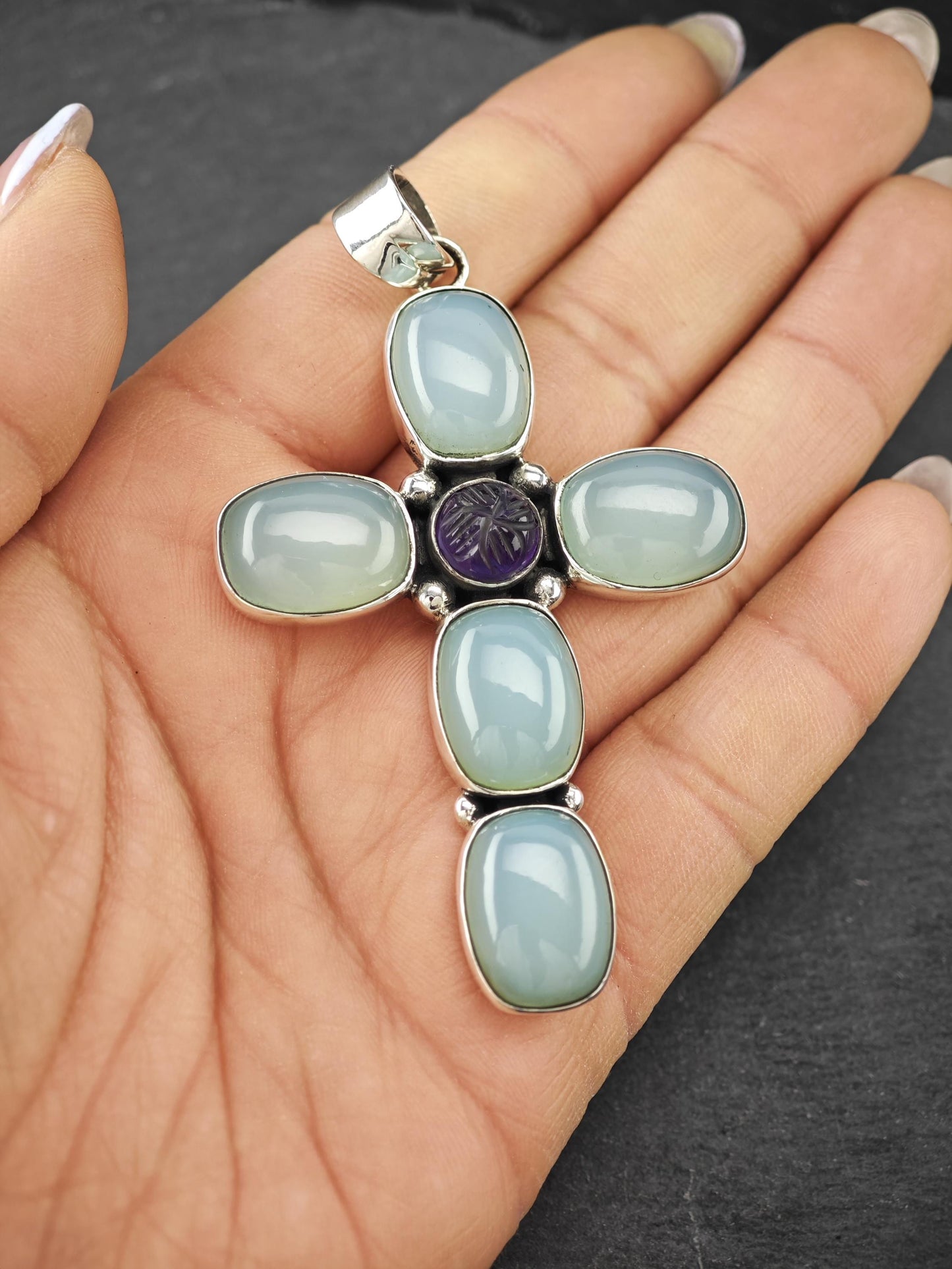 Nicky Butler Cross Pendant Sterling Silver P2696