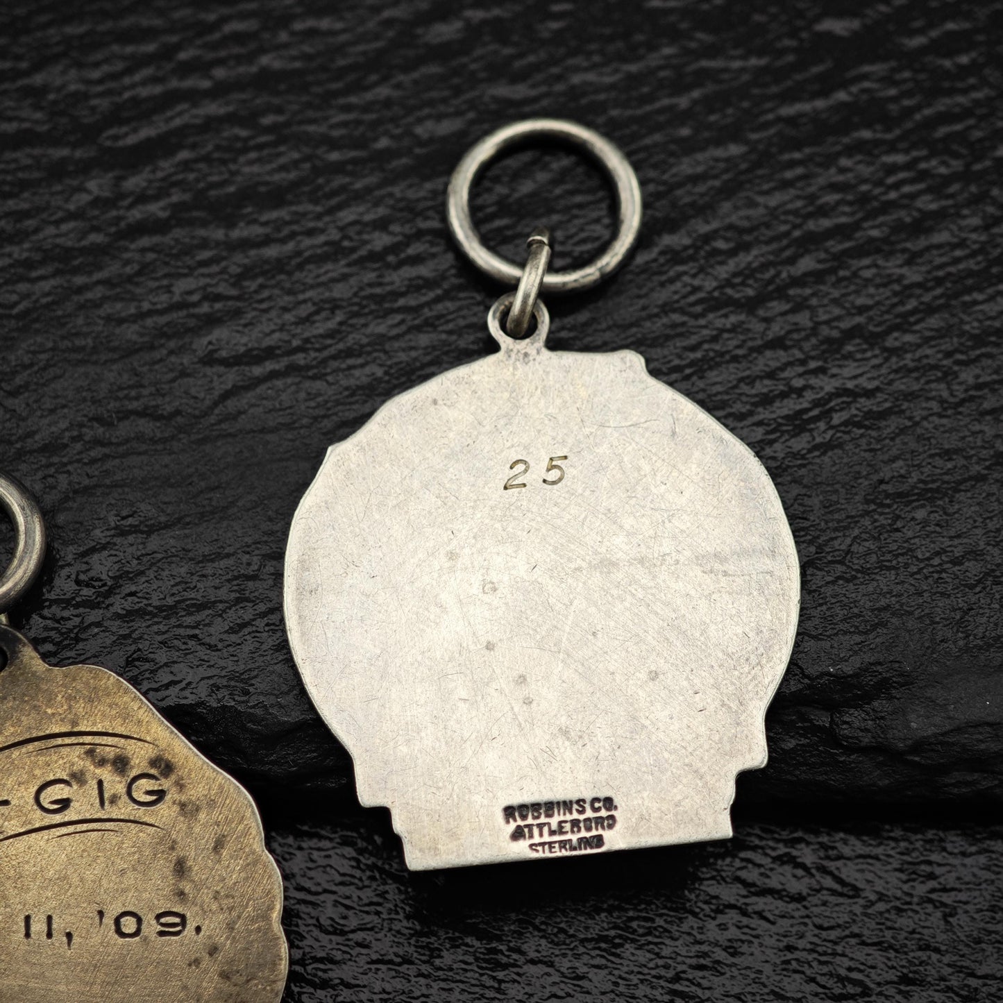 Choice of Antique Fob Pendants Sterling Silver