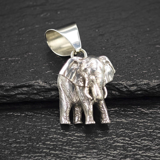 Carol Felley Elephant Pendant Sterling Silver P2713