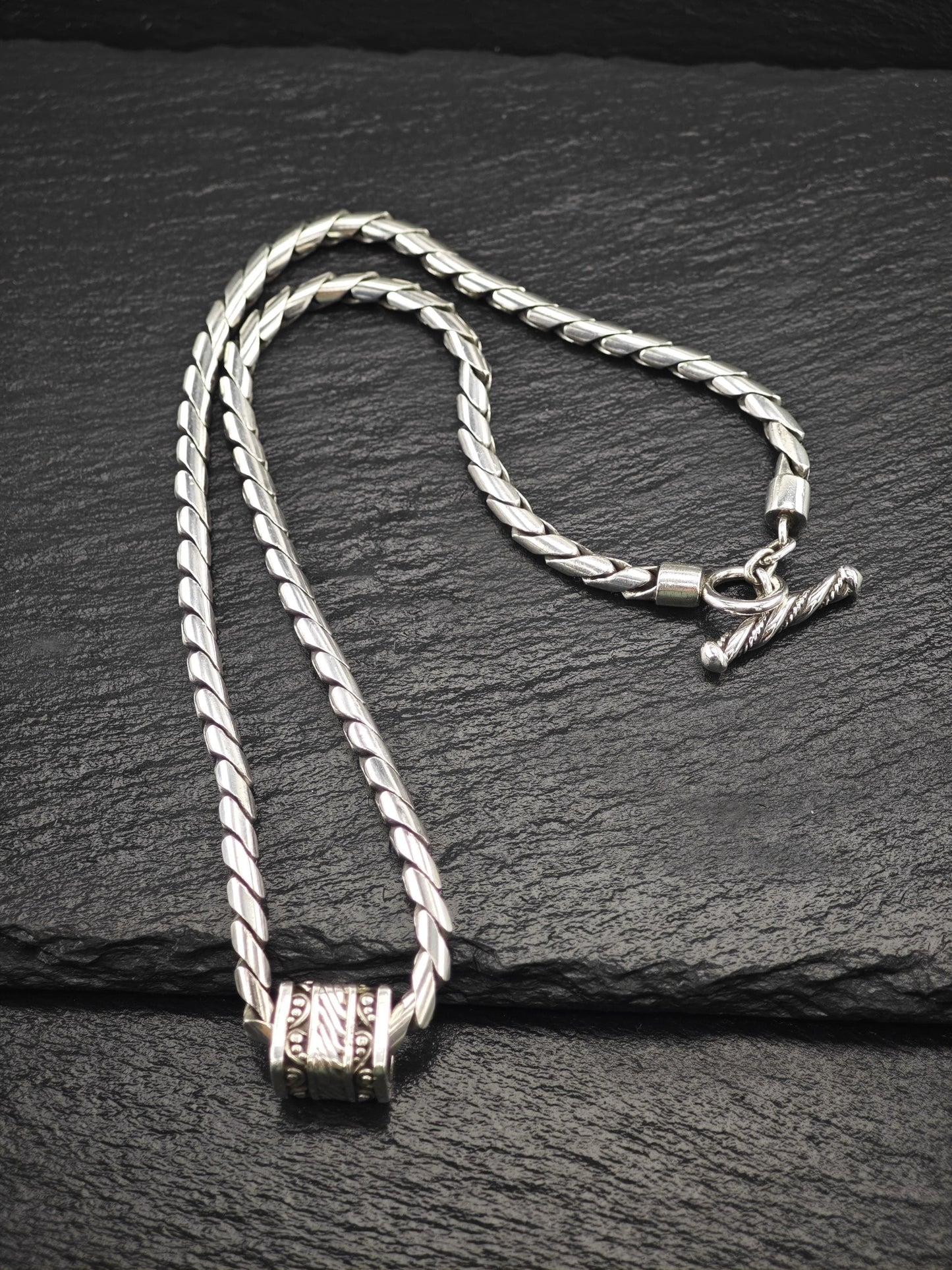 Indonesia, Filigree Necklace Sterling Silver N2472