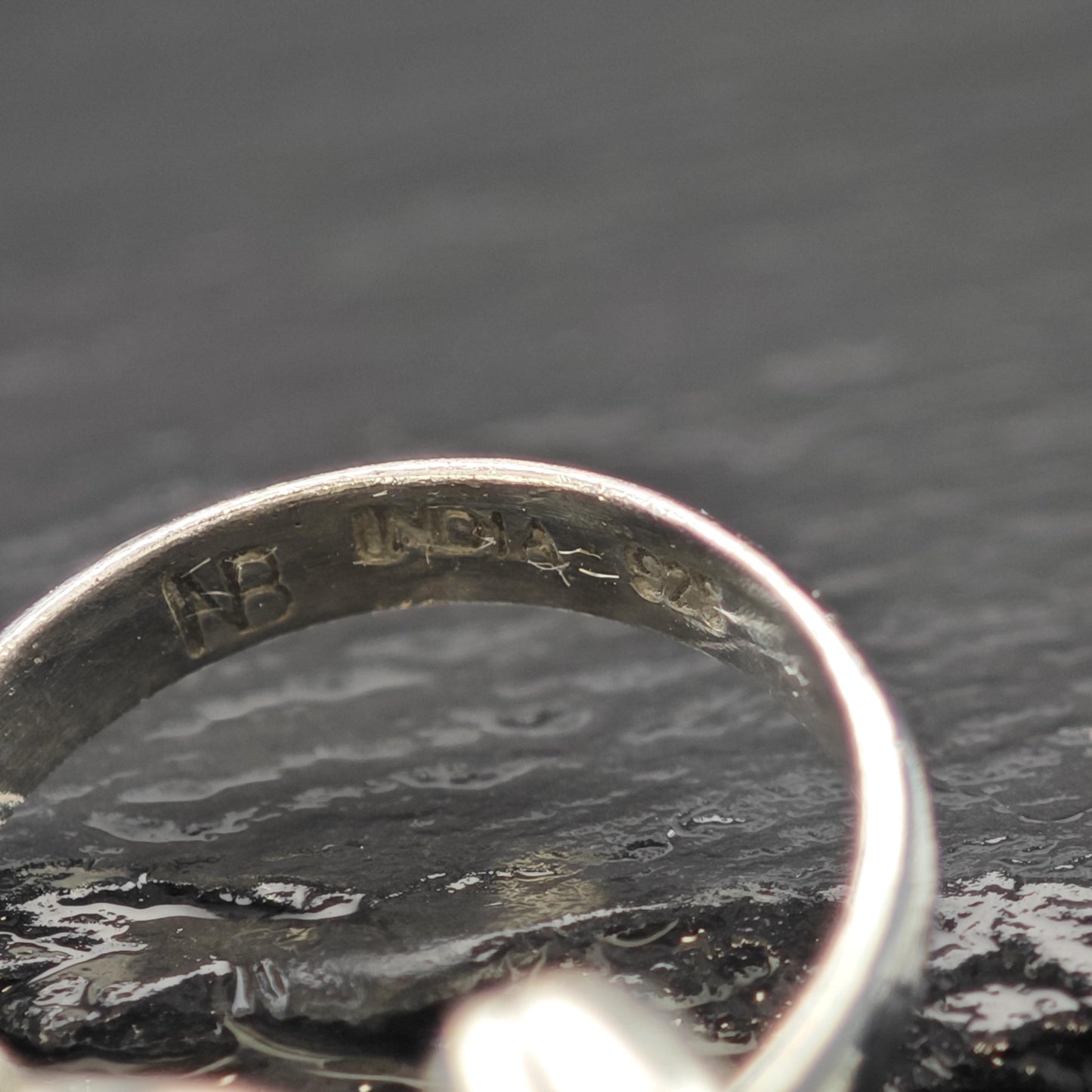 Nicky Butler Quartz Citrine, Garnet Ring Sterling Silver Size 7 3/4