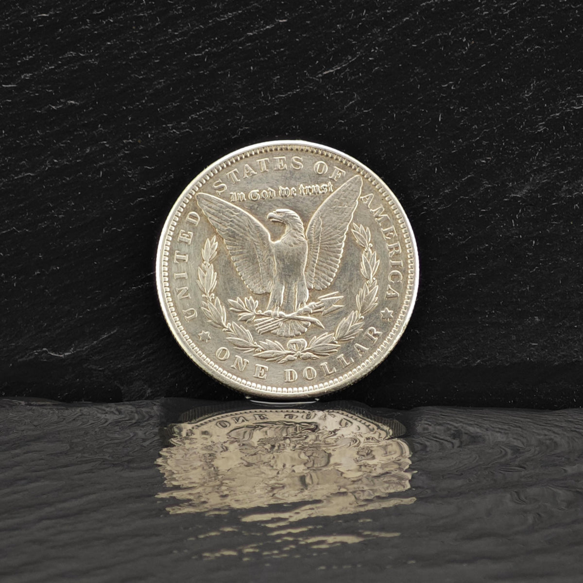 Vintage Sterling Silver Morgan Dollar Coin 1889 MISC0413