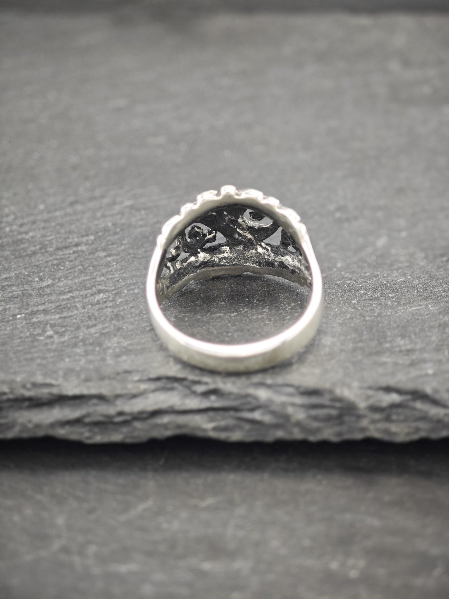 Vintage Filigree Ring Sterling Silver