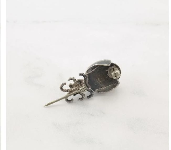 Choice, Native American and Southwest Insect Sterling Silver Brooch B2002