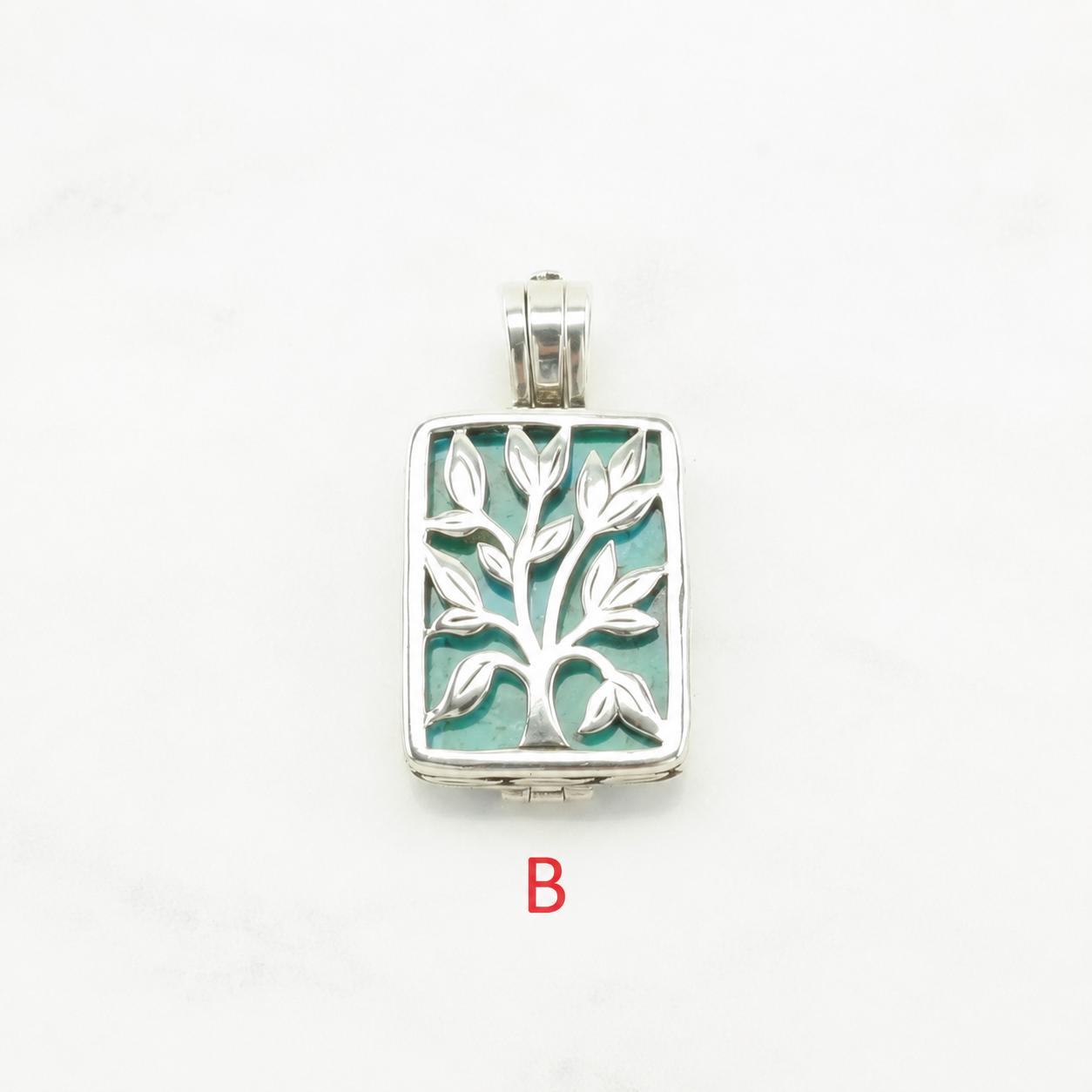 Vintage Charoite, Turquoise Sterling Silver Pendant P2218