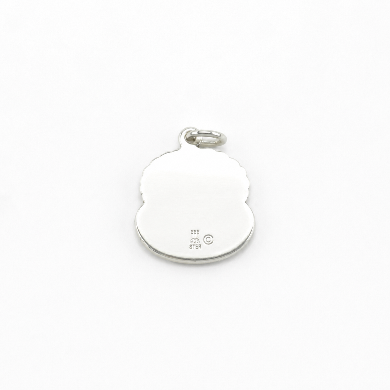 Vintage James Avery Portrait Cake Sterling Silver Pendant P2476