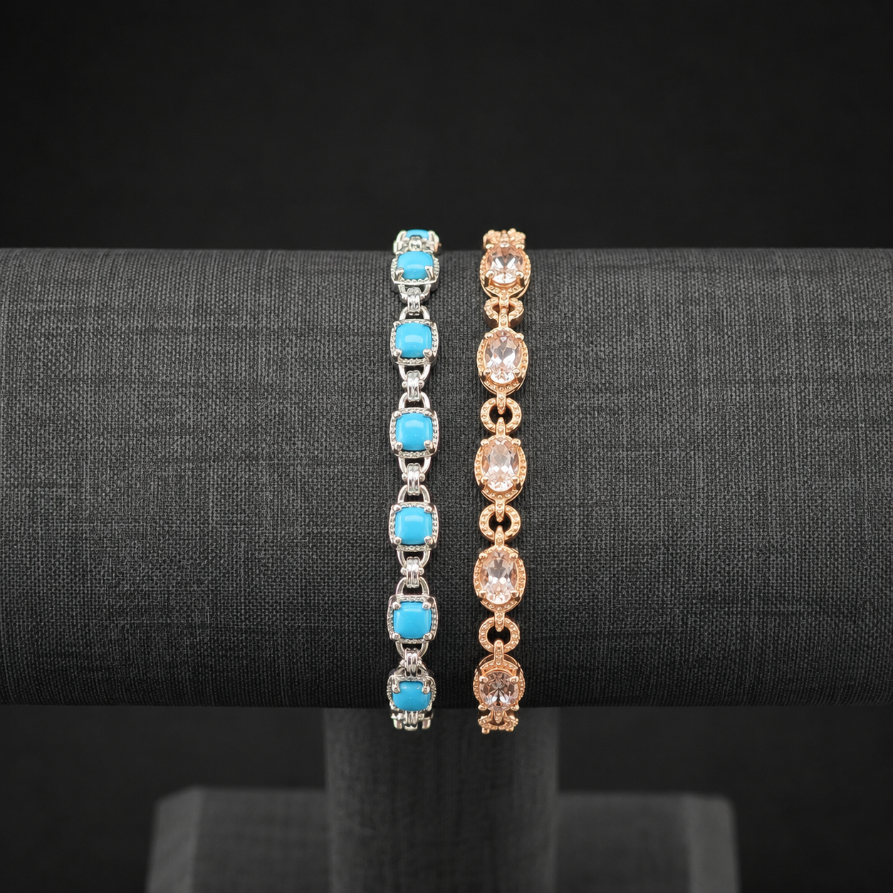 Choice of Bolo Gemstone Bracelets Sterling Silver BR3023