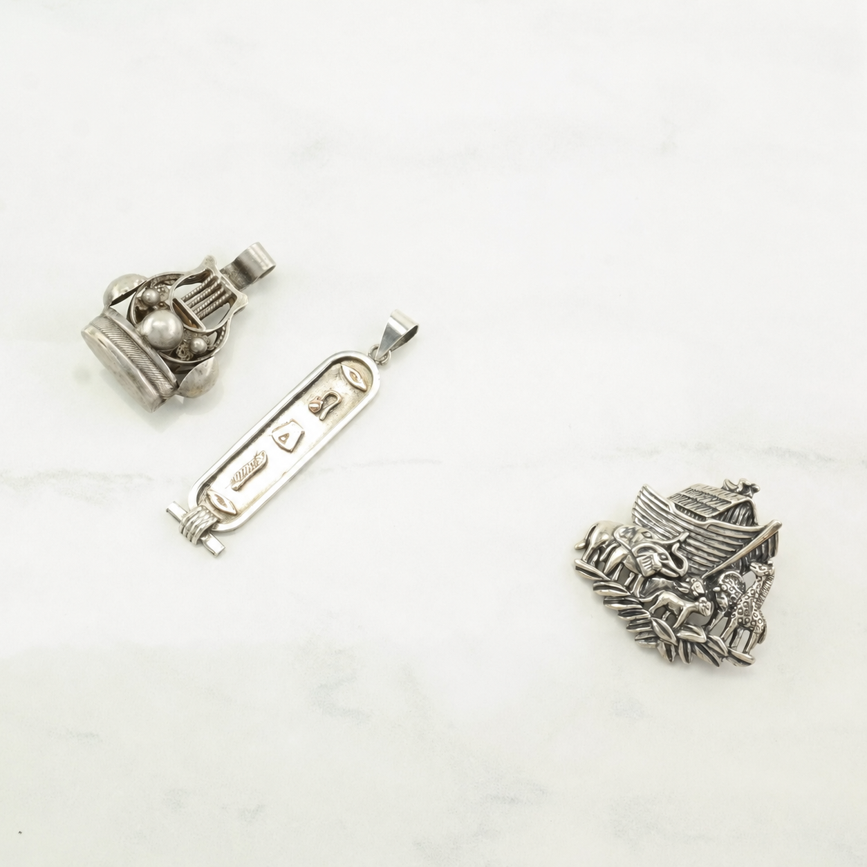 Vintage Choice Of Sterling Silver Pendant P2219