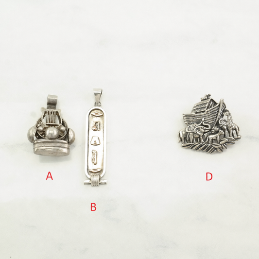 Vintage Choice Of Sterling Silver Pendant P2219