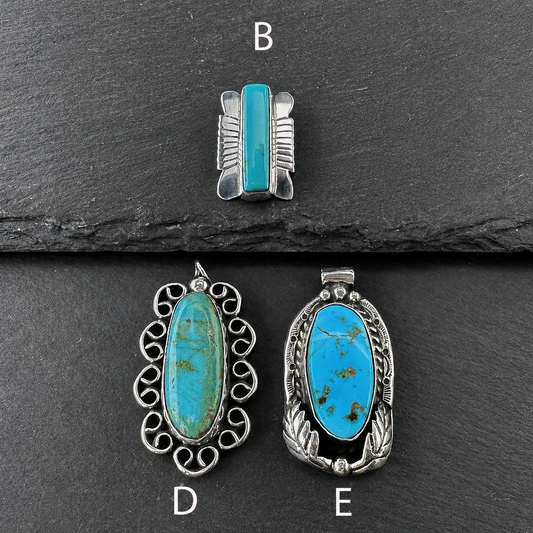 Choice of Native & Southwest Pendants Sterling Silver P2705