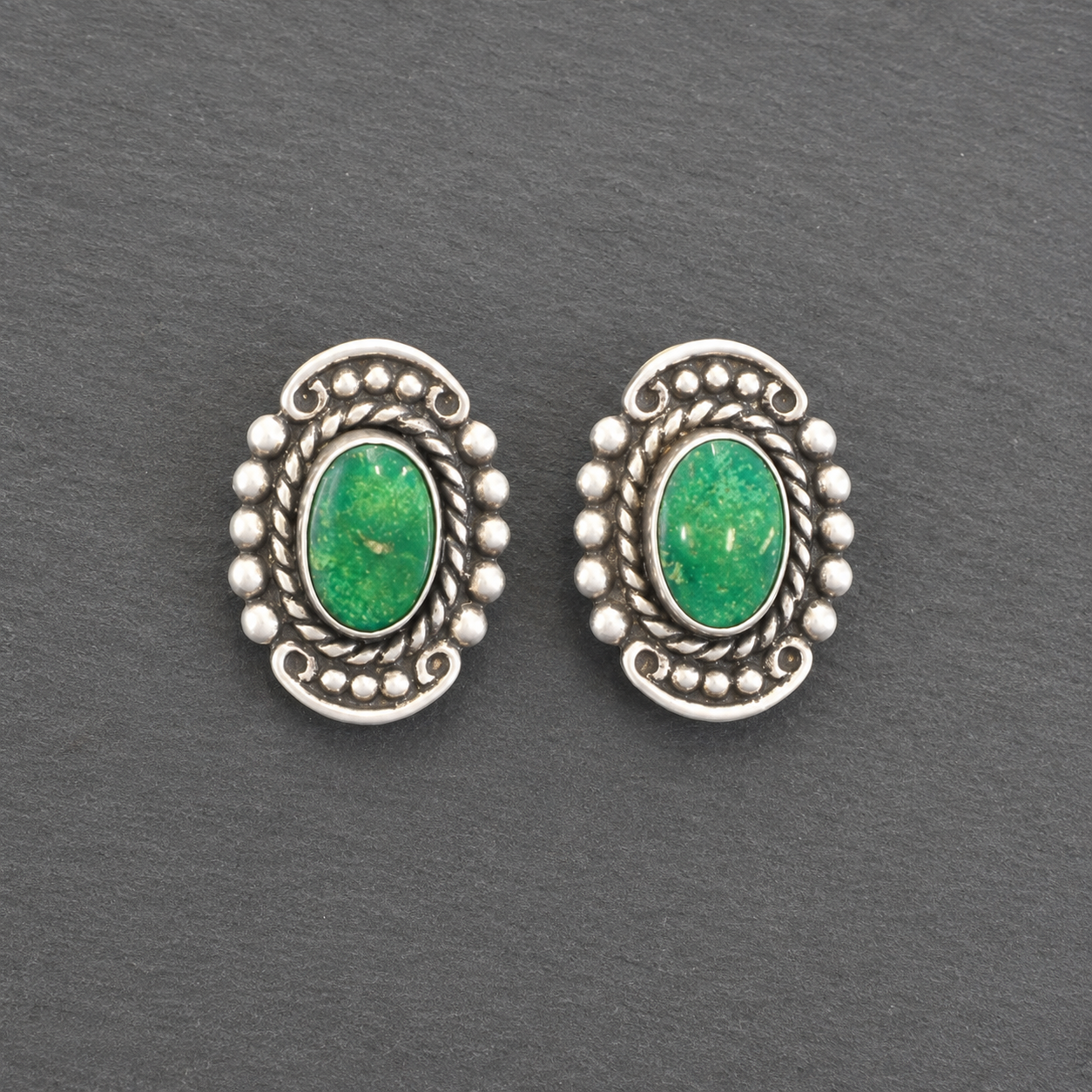 Choice of Vintage Native American Sterling Silver Screw Back Earrings ER2802