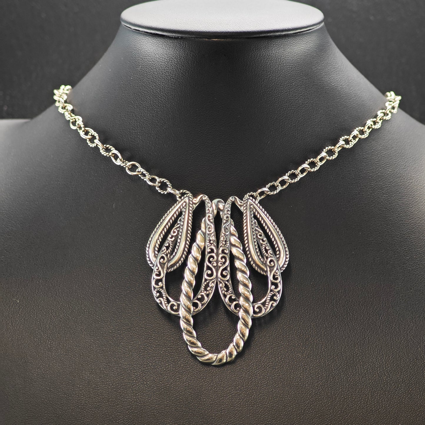 Carolyn Pollack Sterling Silver Lasting Connections Necklace