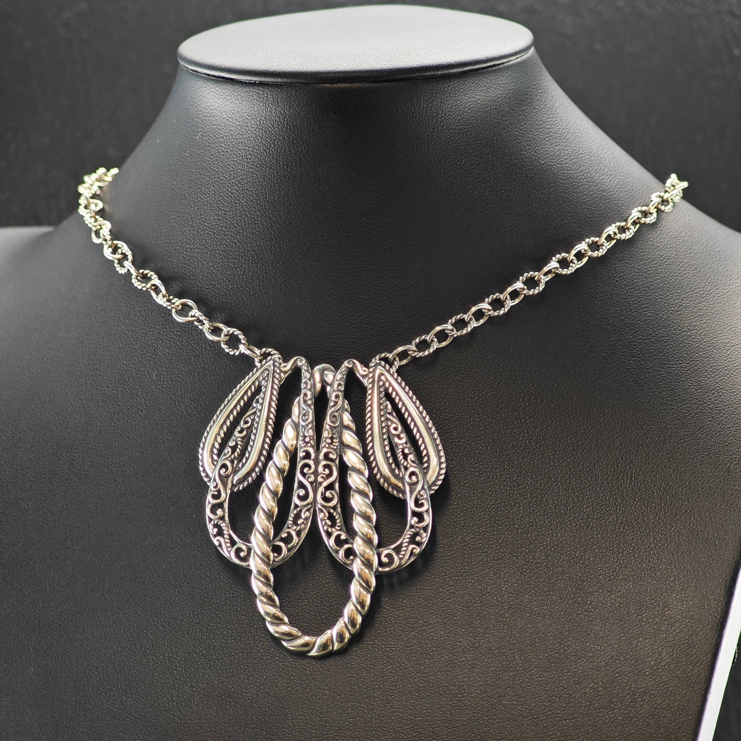 Carolyn Pollack Sterling Silver Lasting Connections Necklace