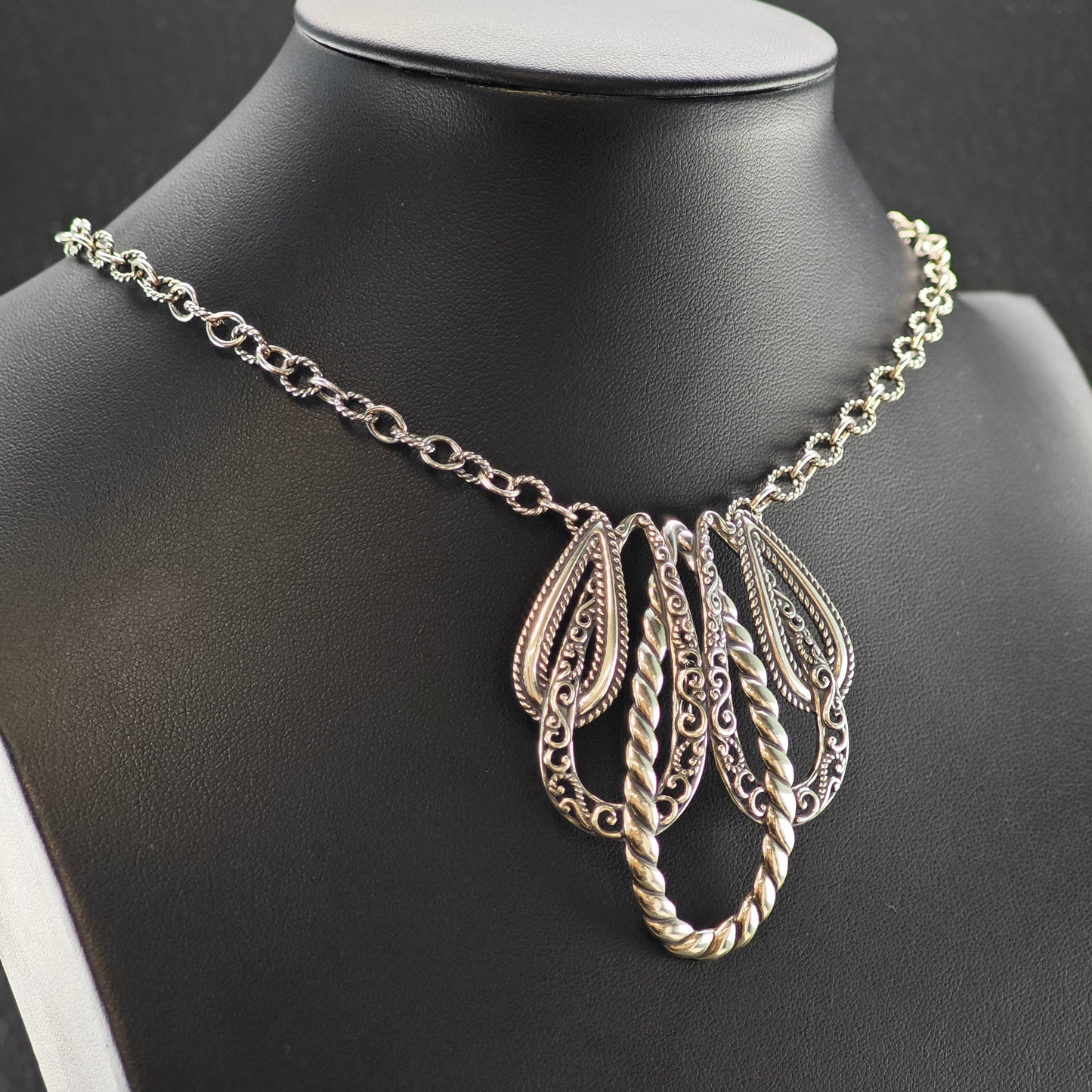 Carolyn Pollack Sterling Silver Lasting Connections Necklace