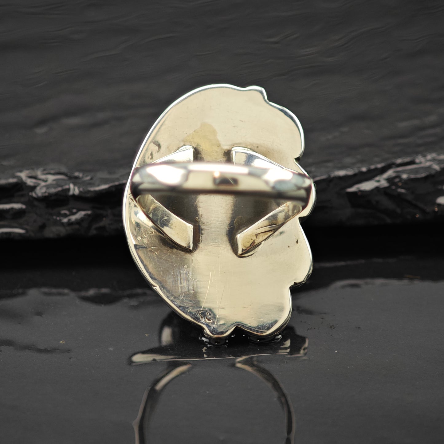 Turquise Native American Ring Sterling Silver Sz 6 R6260